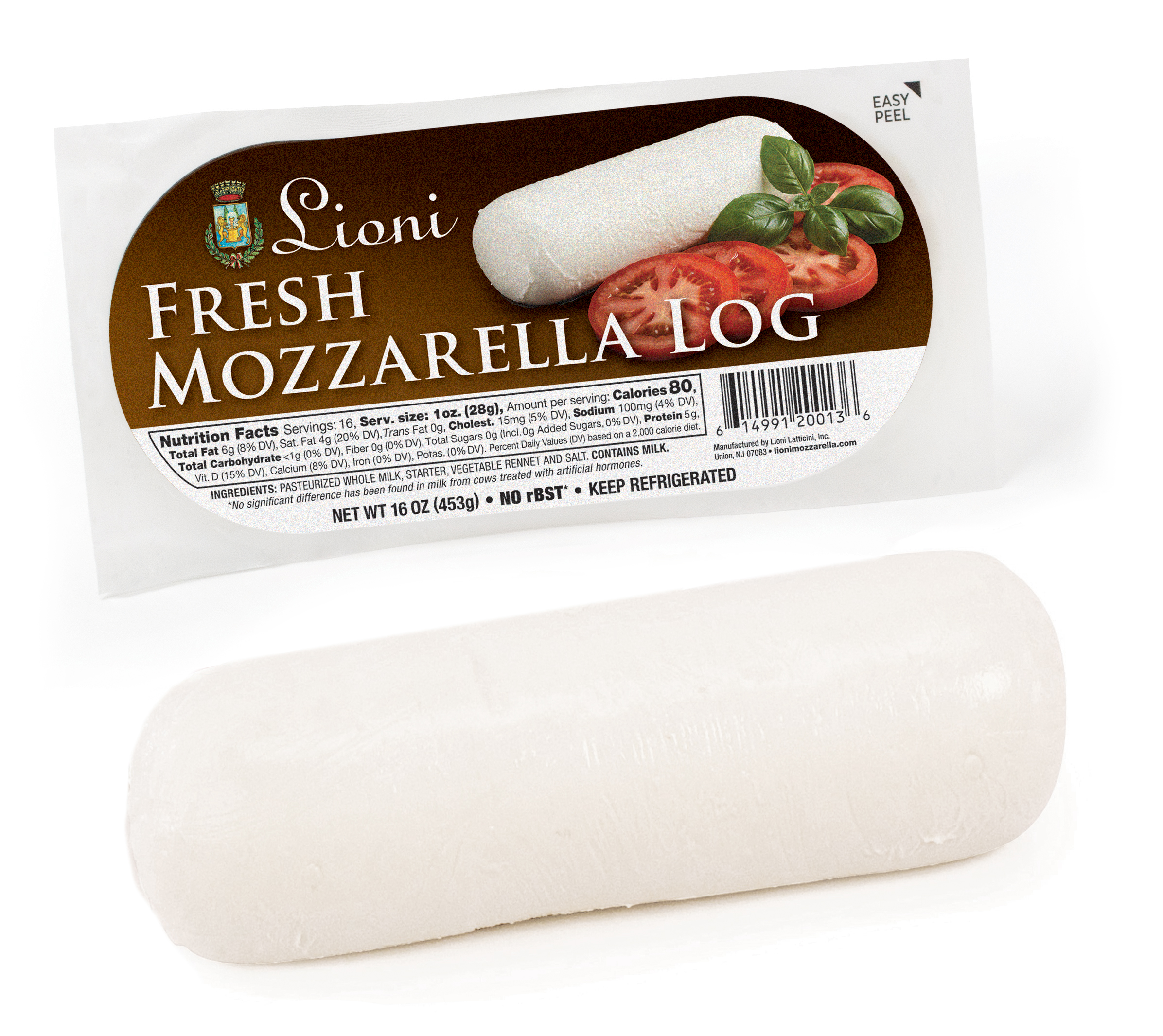 Vacuum Pk Fresh Mozz Log