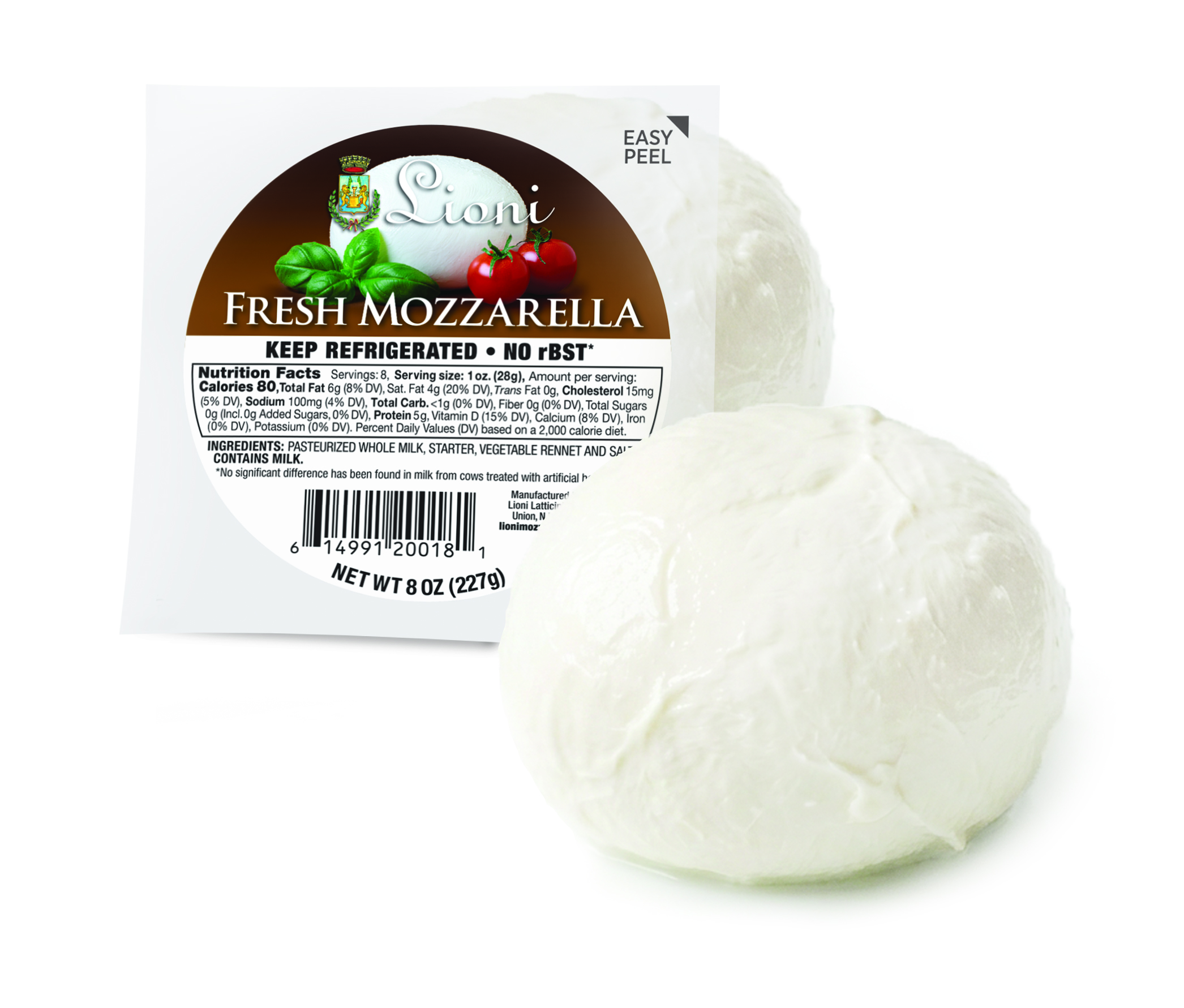 Vacuum Pk Fresh Mozzarella Ball
